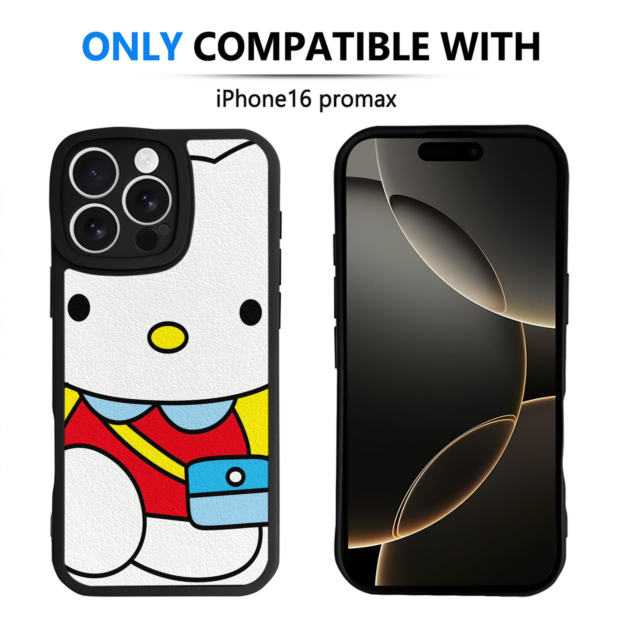 （画像用） Hello Kitty ハローキティ 【iPhone 16シリーズ対応】シリコンスマホケース（レザー調） 材質：シリコン